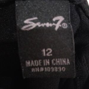 Seven7 Women's Pants Black Flair Bottom size 12
